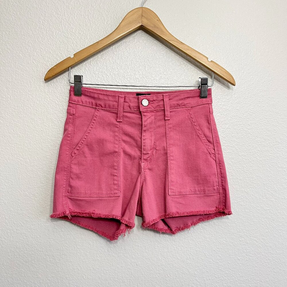 Just Black Pink High Waist Women Shorts